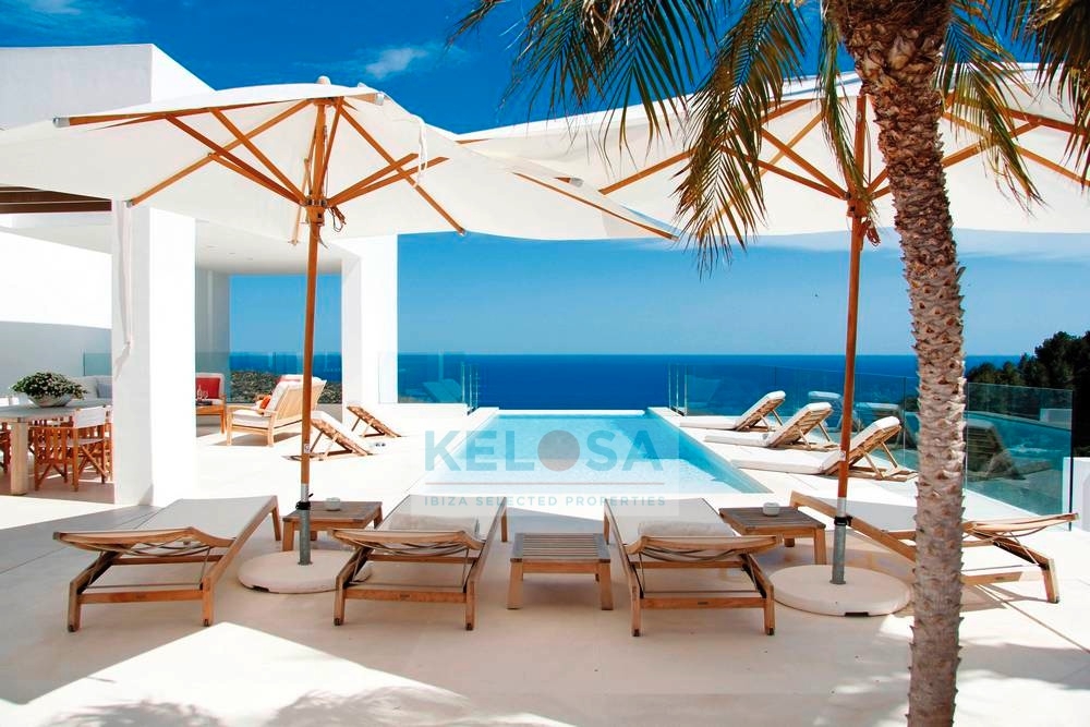 01 kelosa ibiza Modern luxury villa with sea view in Roca Llisa wm