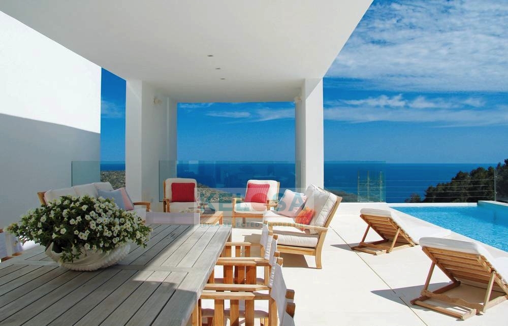03 kelosa ibiza Modern luxury villa with sea view in Roca Llisa wm