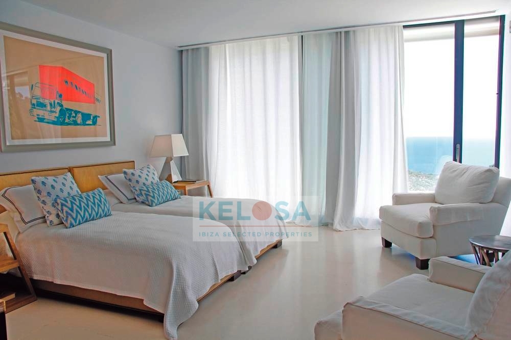 08 kelosa ibiza Modern luxury villa with sea view in Roca Llisa wm