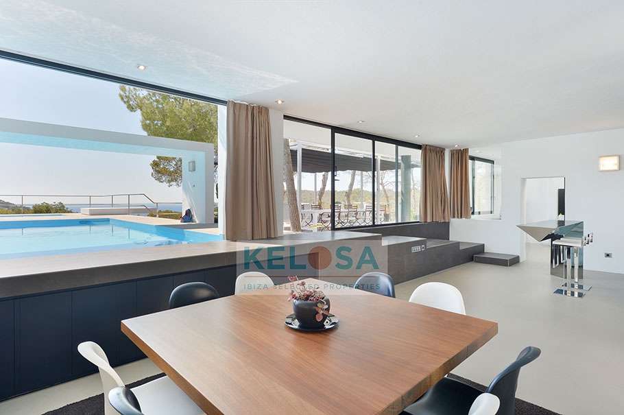 09 Kelosa ibiza Contemporanean villa with sea view Cala Vadella