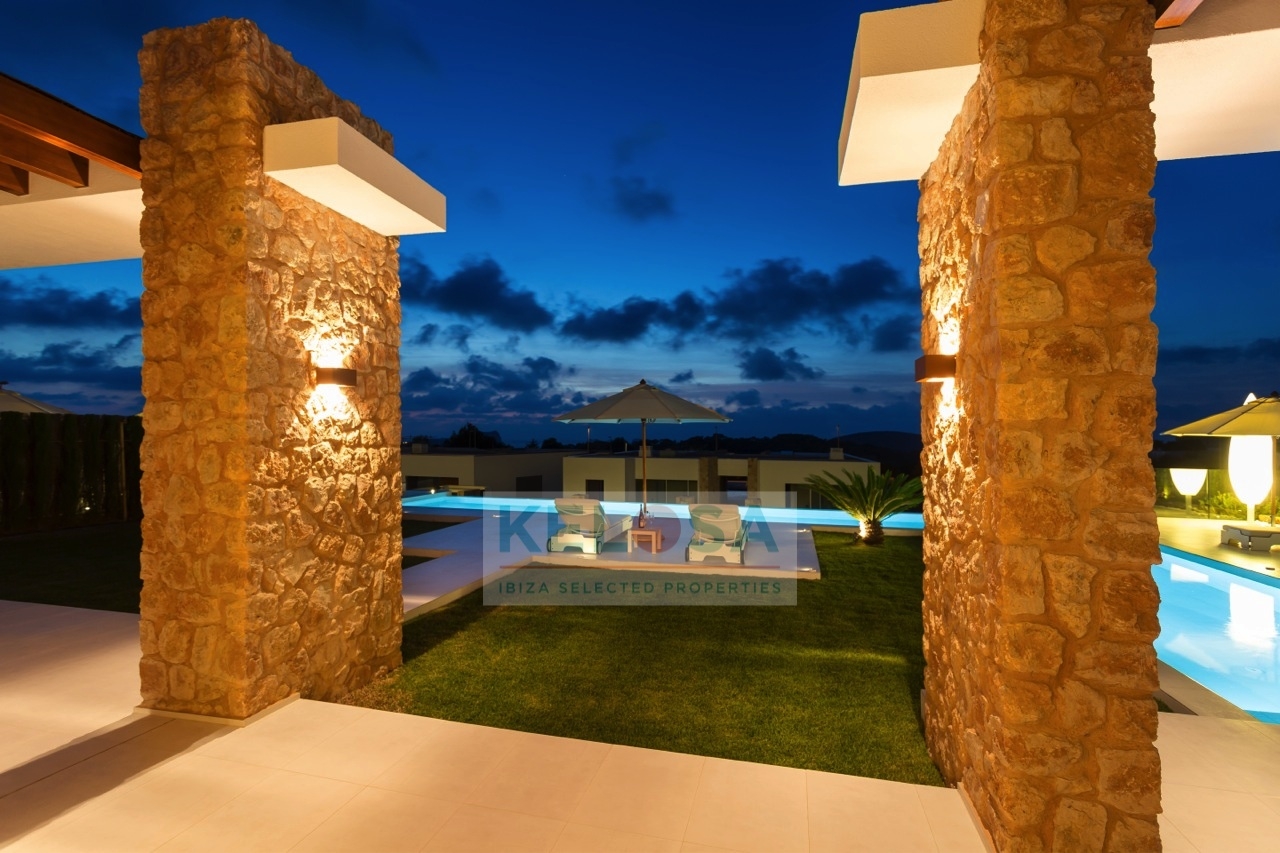 16 kelosa ibiza new modern villa walking distance cala conta seaview wm