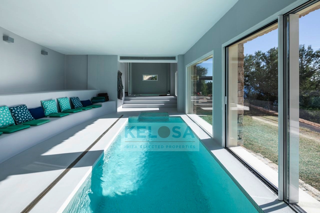 12 Kelosa Ibiza contemporary villa with sea view Roca Llisa wm