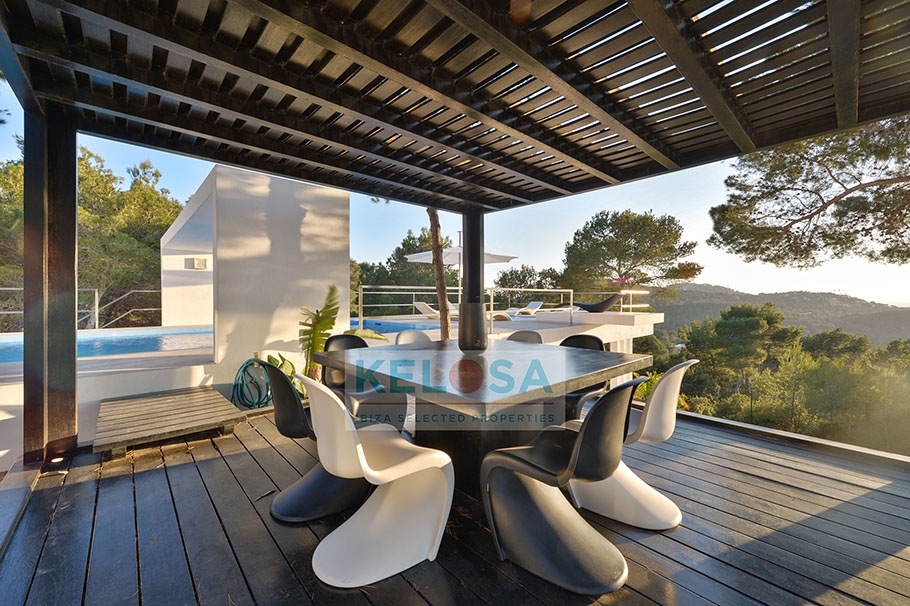 13 Kelosa ibiza Contemporanean villa with sea view Cala Vadella WM