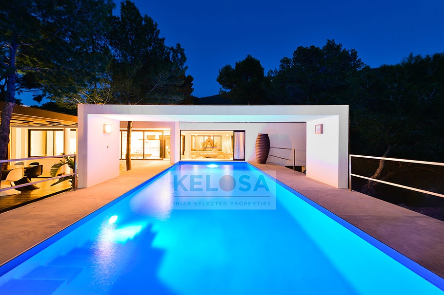18 Kelosa ibiza Contemporanean villa with sea view Cala Vadella WM