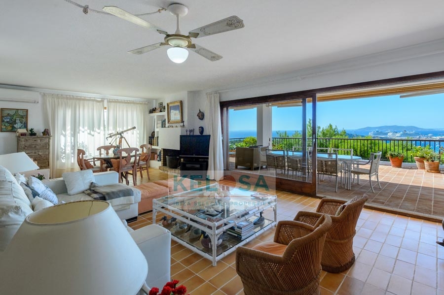 07 Kelosa Ibiza Spacious property with fantastic sea view in Can Pep Simo