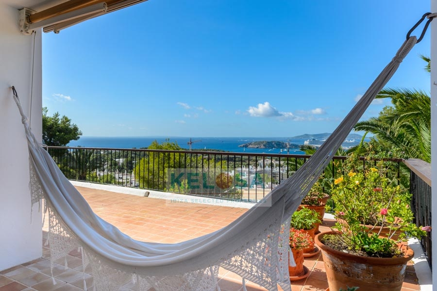 11 Kelosa Ibiza Spacious property with fantastic sea view in Can Pep Simo