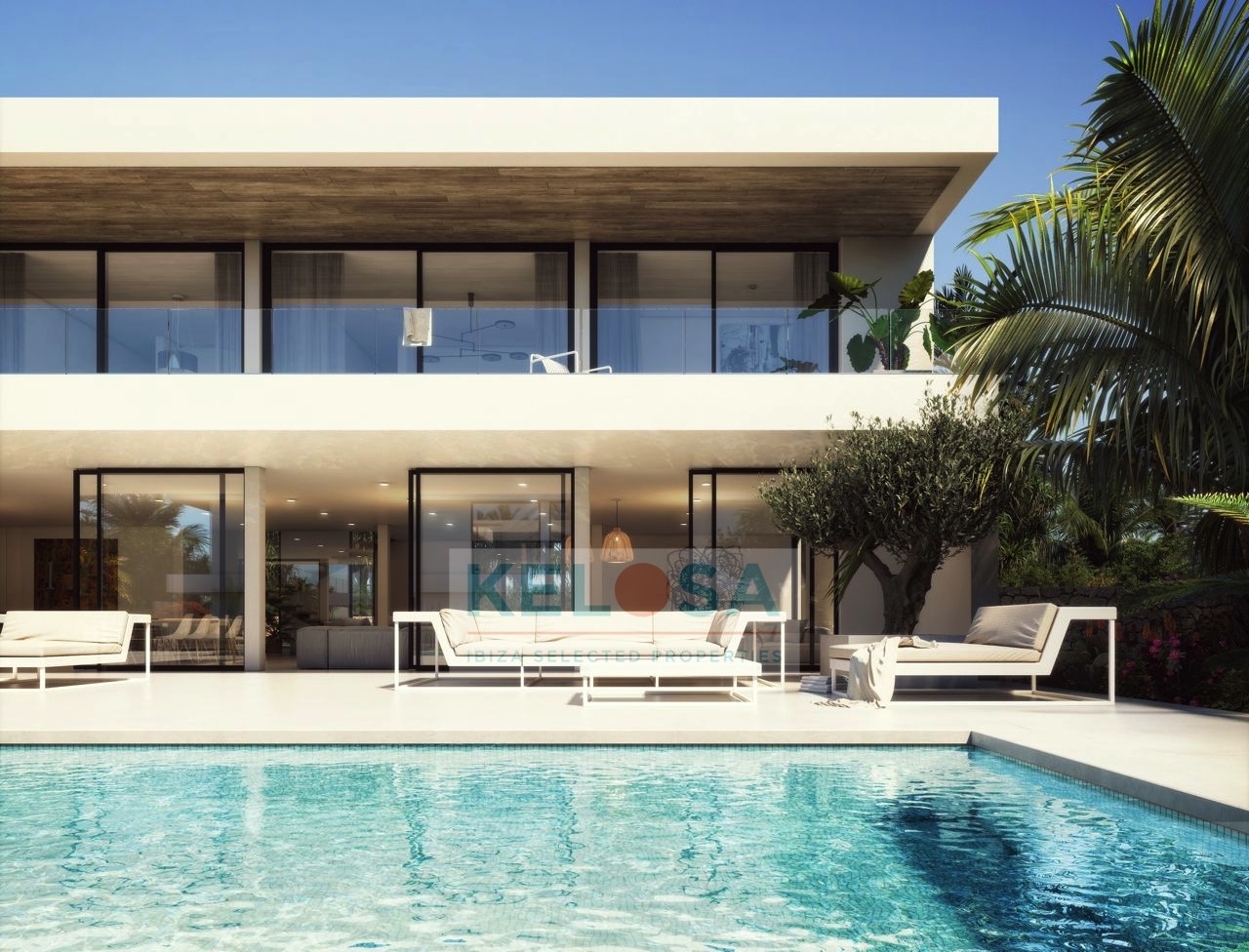 01 KELOSA recort Project of modern villa Talamanca Ibiza 1 WM