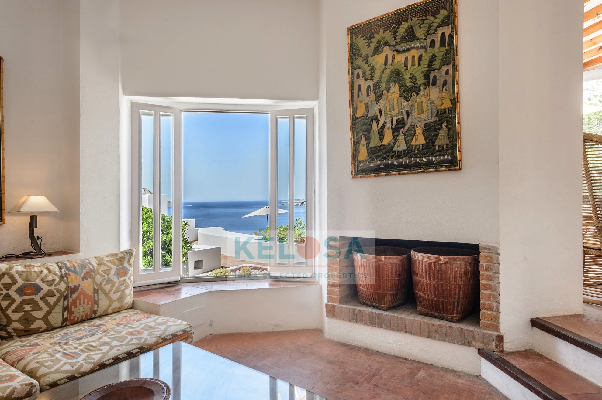 06 Kelosa ibiza classic villa in first line in Calo den Real WM