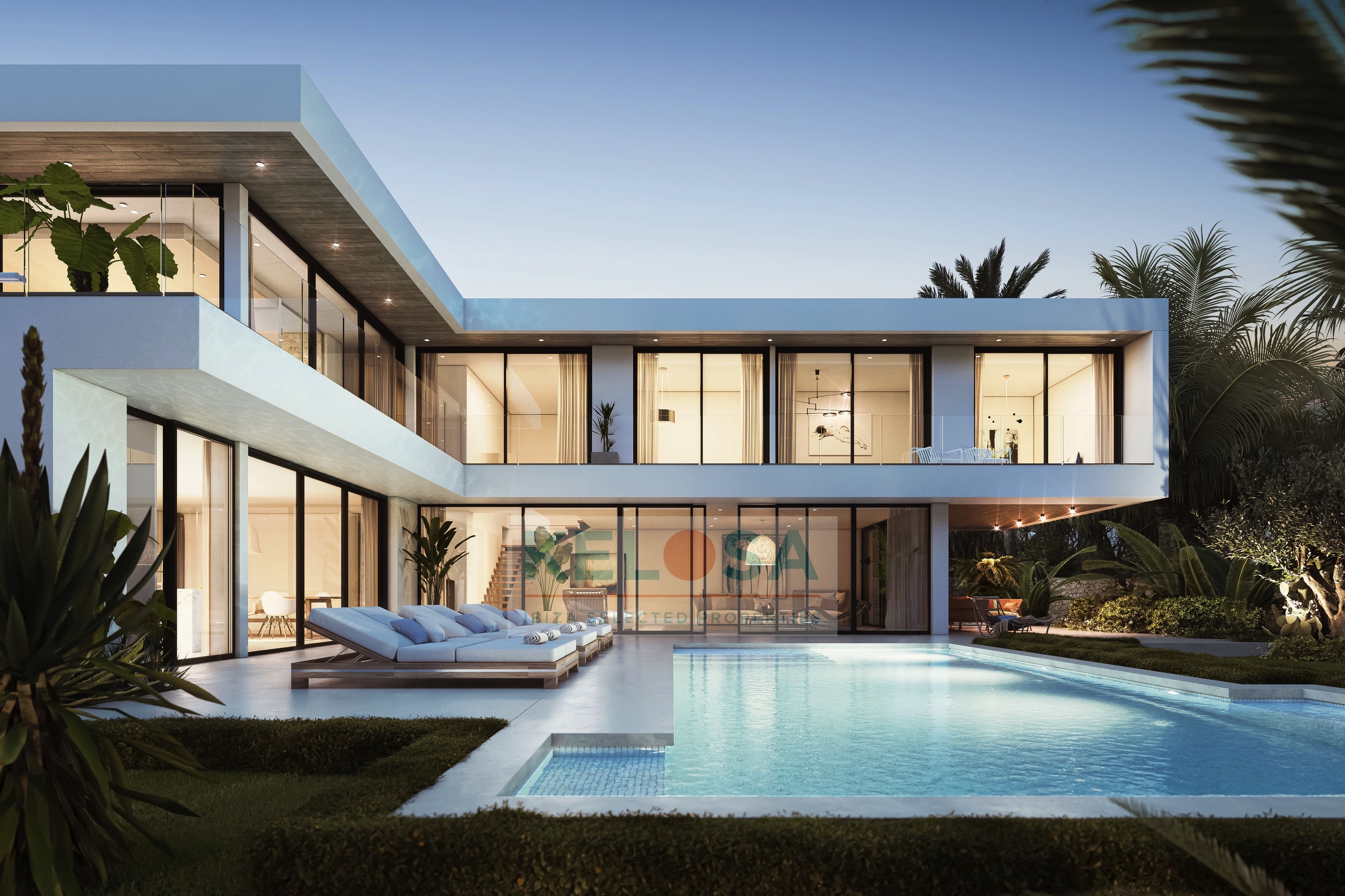 03 KELOSA Project of modern villa Talamanca Ibiza 2 WM