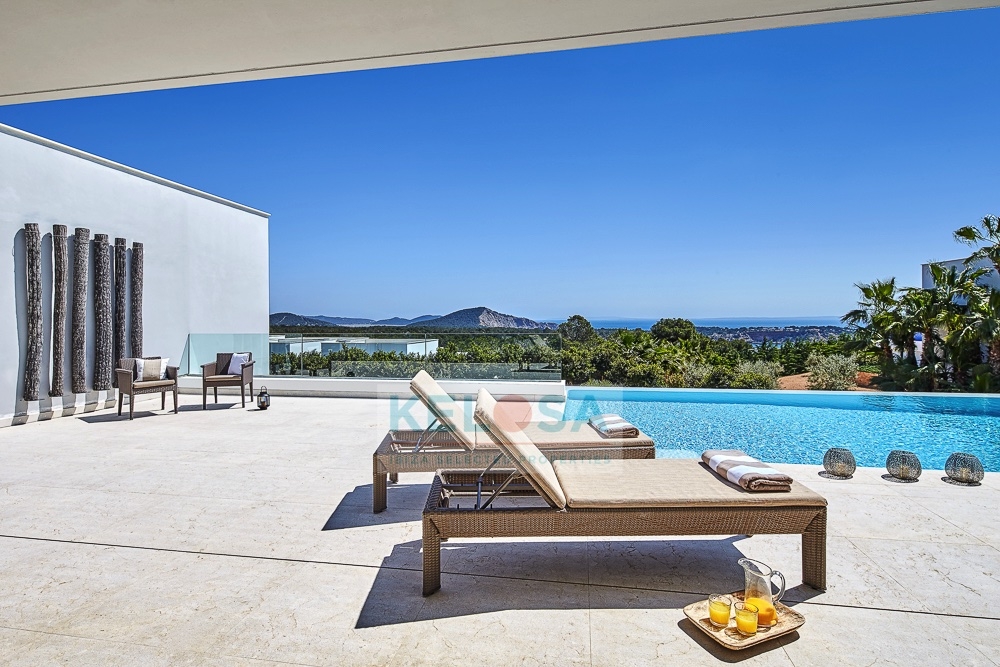 02 NEW kelosa ibiza New built villa with sea views in Vista Alegre WM