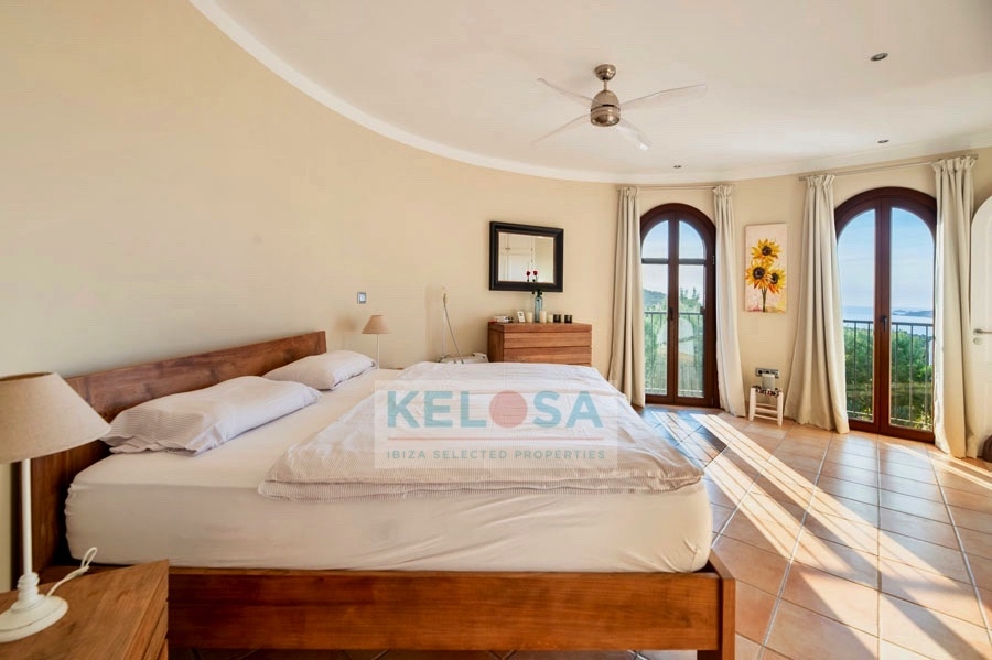 10 Kelosa Ibiza sunset Villa with sea view in Cala Tarida WM
