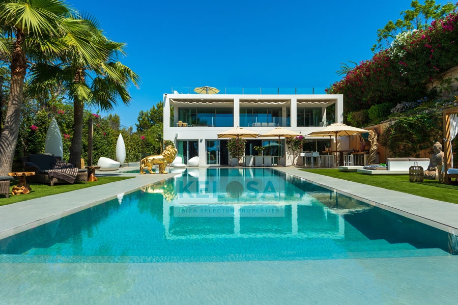 02 Kelosa ibiza Large modern villa with sea view Talamanca wm 001