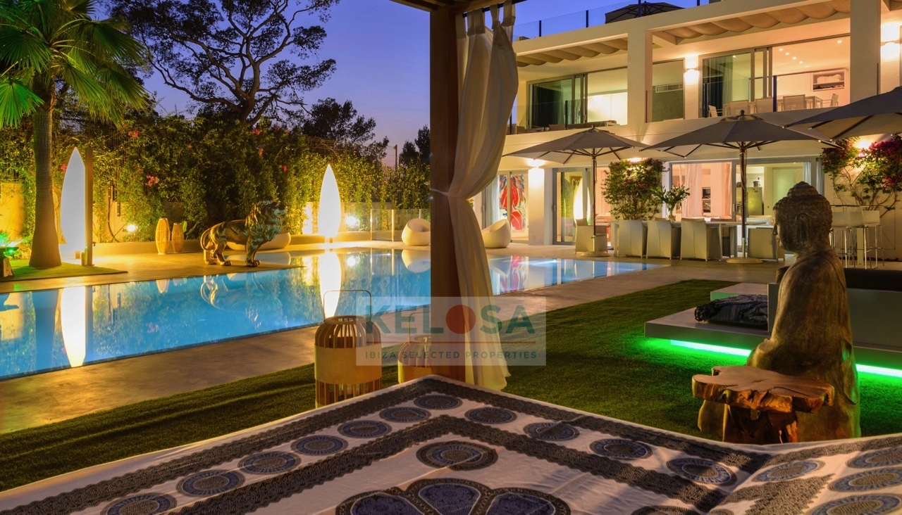 11 Kelosa ibiza Large modern villa with sea view Talamanca wm 001