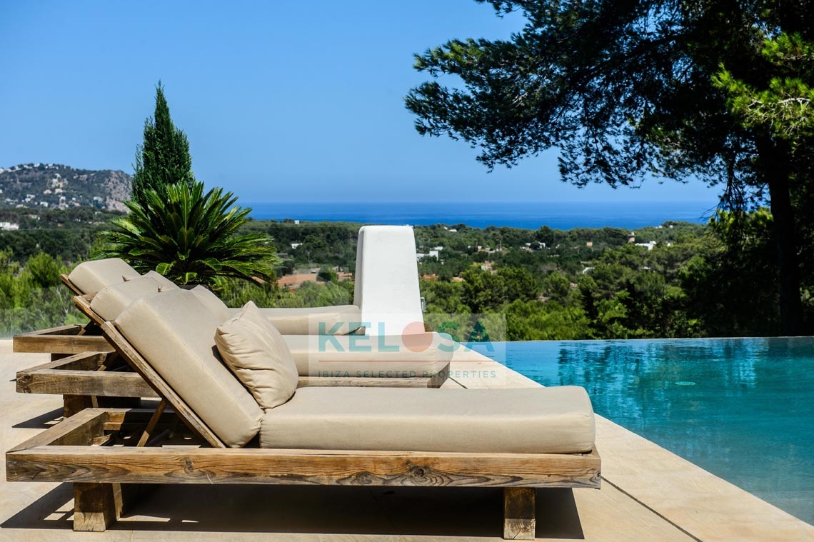 03 Kelosa Ibiza modern country villa with sea view San Carlos