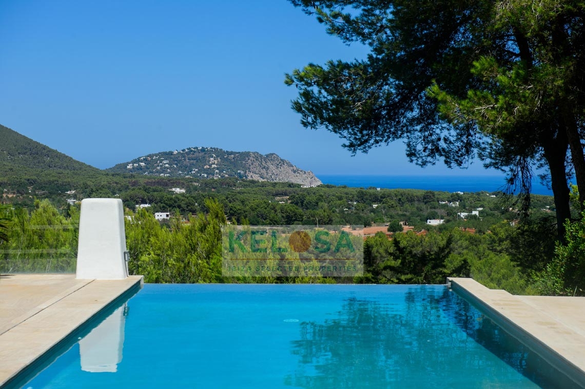 04 Kelosa Ibiza modern country villa with sea view San Carlos