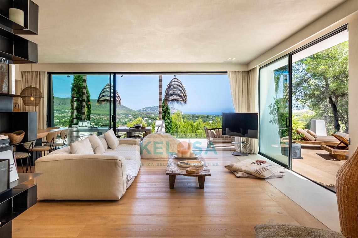 09 Kelosa Ibiza modern country villa with sea view San Carlos