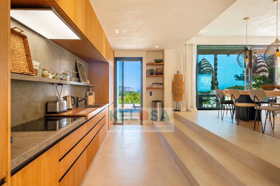 13 Kelosa Ibiza modern country villa with sea view San Carlos