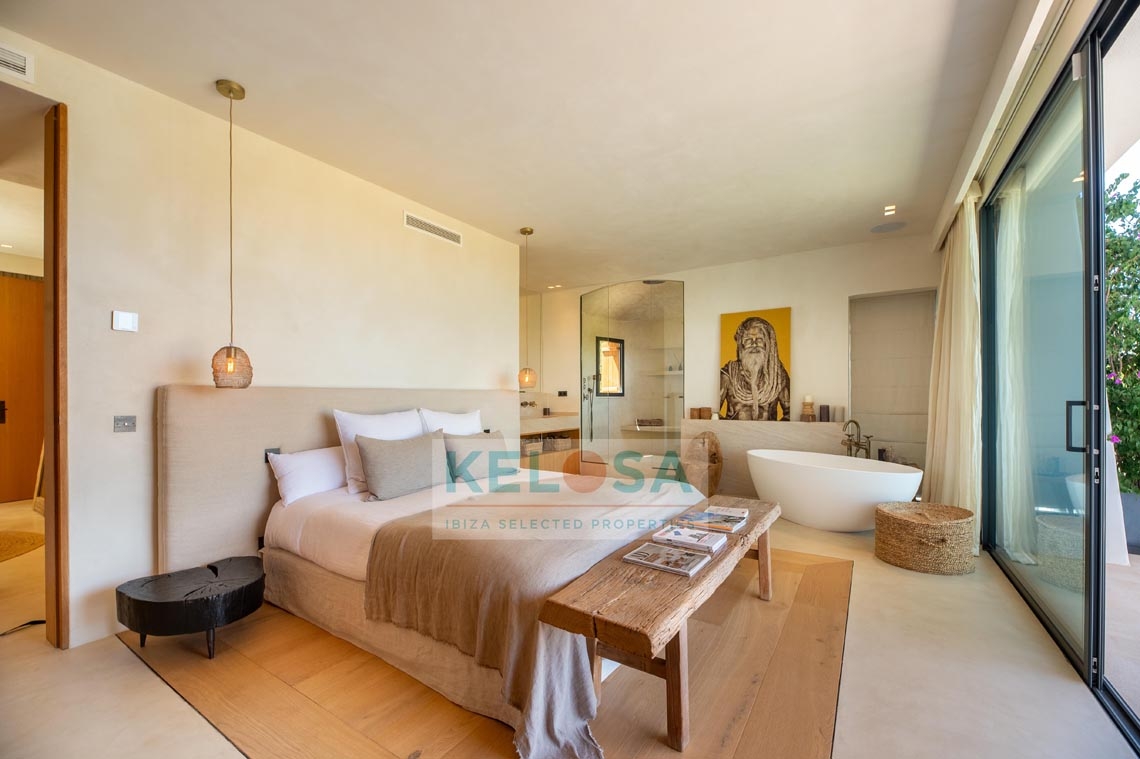 17 Kelosa Ibiza modern country villa with sea view San Carlos