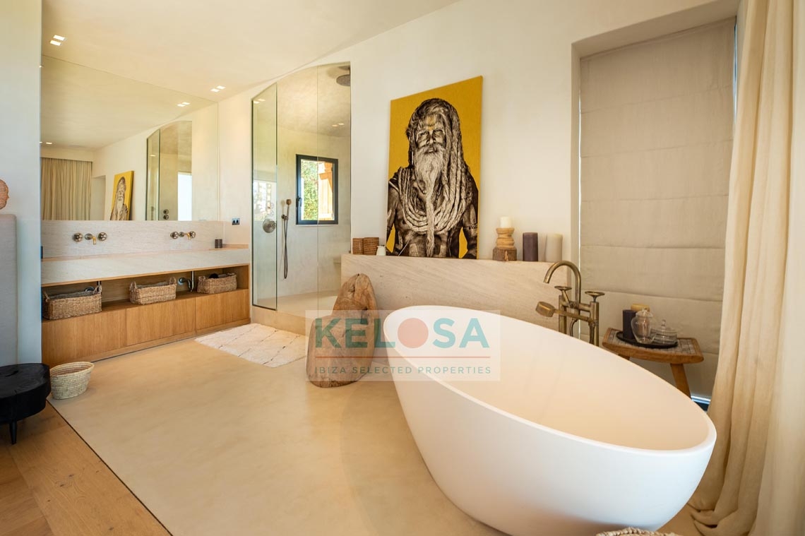 18 Kelosa Ibiza modern country villa with sea view San Carlos
