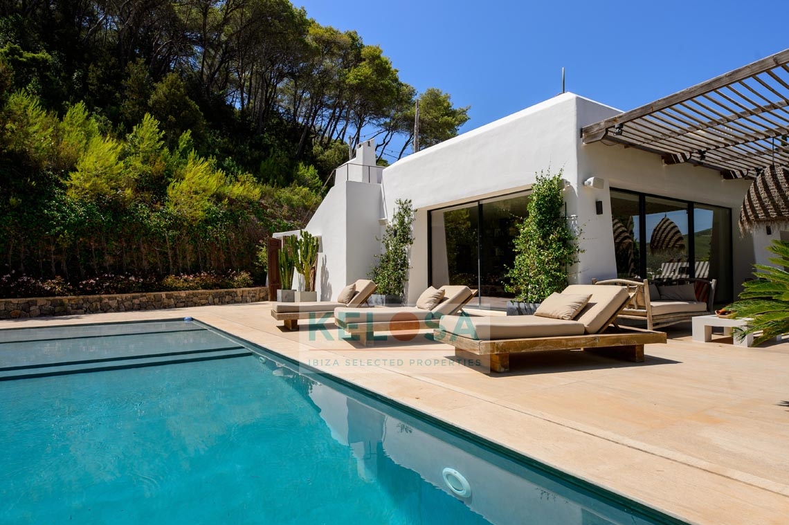 23 Kelosa Ibiza modern country villa with sea view San Carlos
