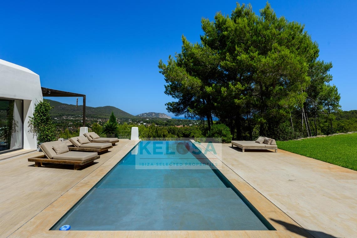 25 Kelosa Ibiza modern country villa with sea view San Carlos