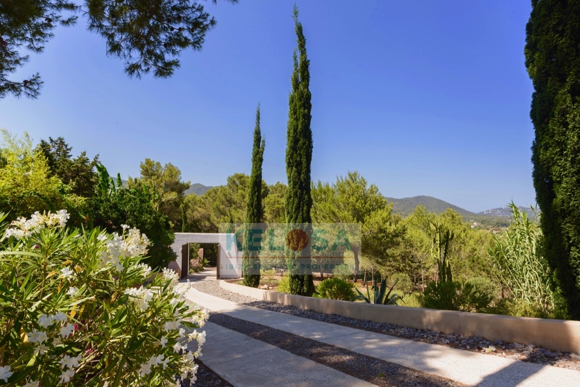 32 Kelosa Ibiza modern country villa with sea view San Carlos