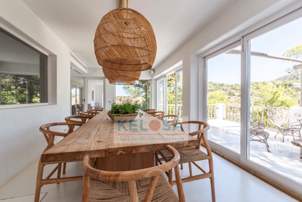 12 Kelosa Ibiza Mediterranean beach house first line sea Cala Vadella WM