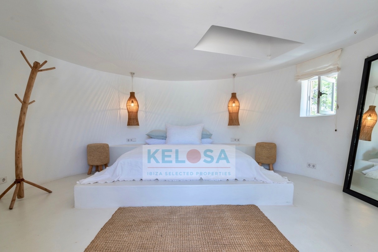 17 Kelosa Ibiza Mediterranean beach house first line sea Cala Vadella WM