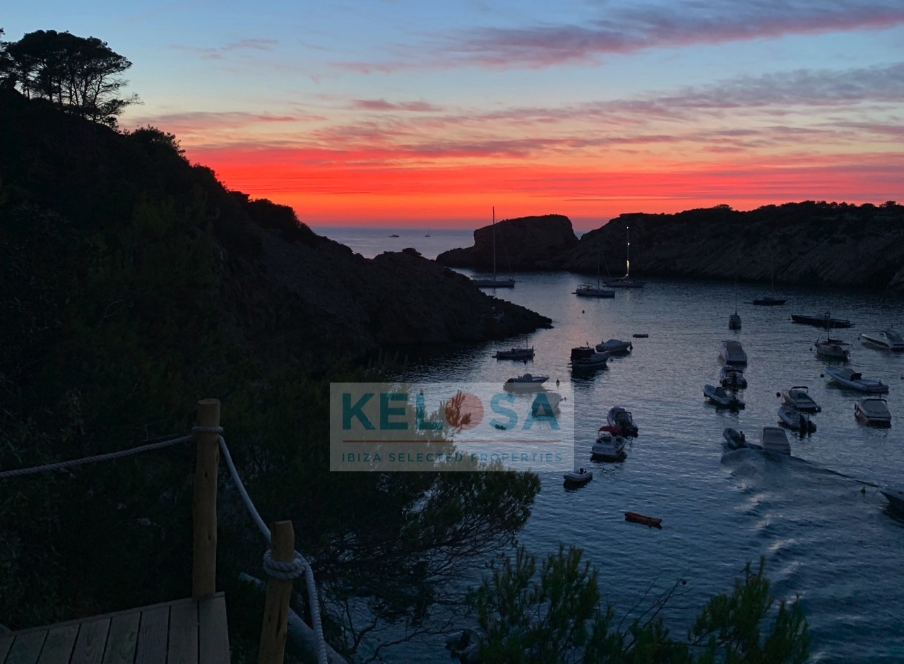 25 Kelosa Ibiza Mediterranean beach house first line sea Cala Vadella WM