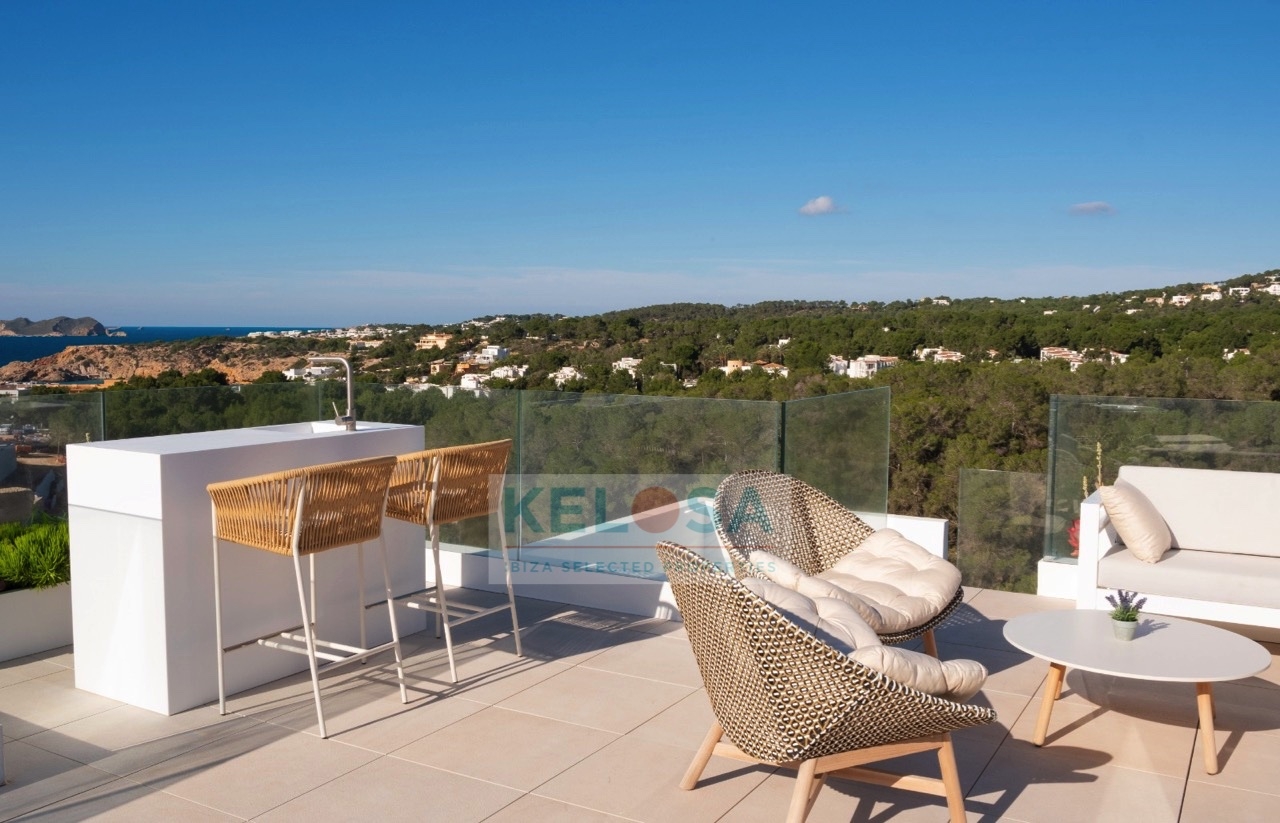 01a kelosa New built homes near Cala Tarida beach 2024 WM