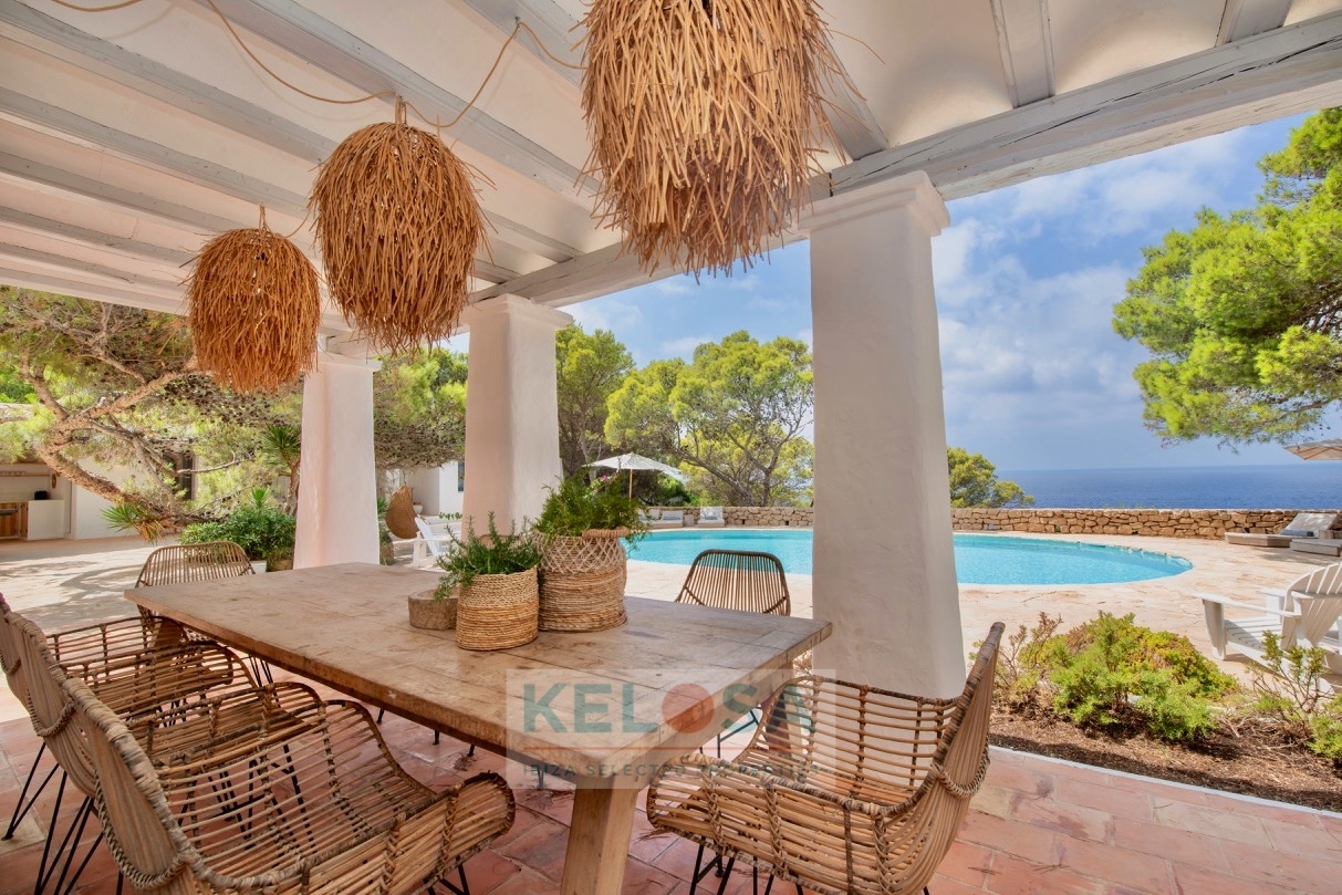 02 Kelosa ibiza Mediterranean villa with sea view Cala Vadella WM