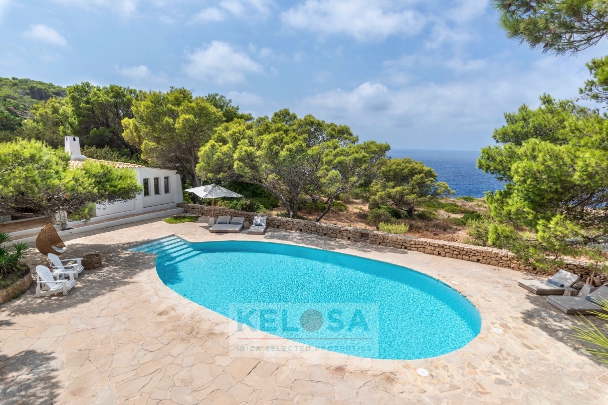 10 Kelosa ibiza Mediterranean villa with sea view Cala Vadella WM