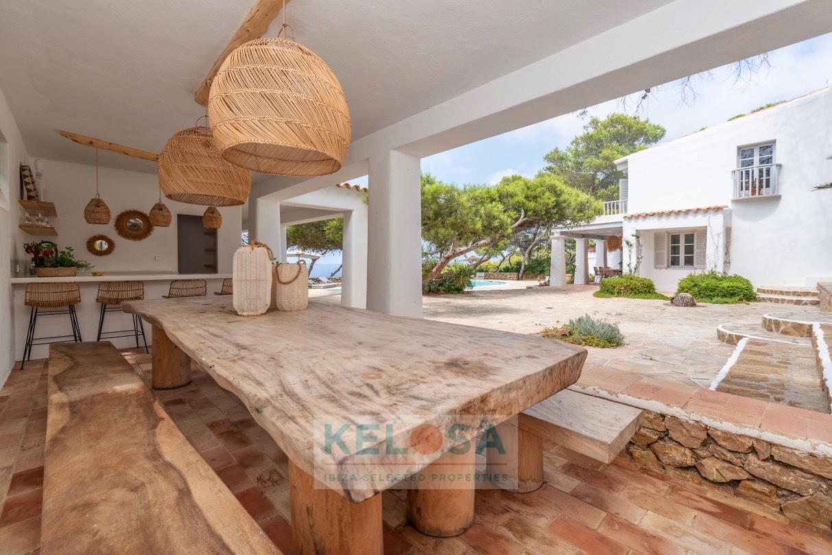 17 Kelosa ibiza Mediterranean villa with sea view Cala Vadella WM