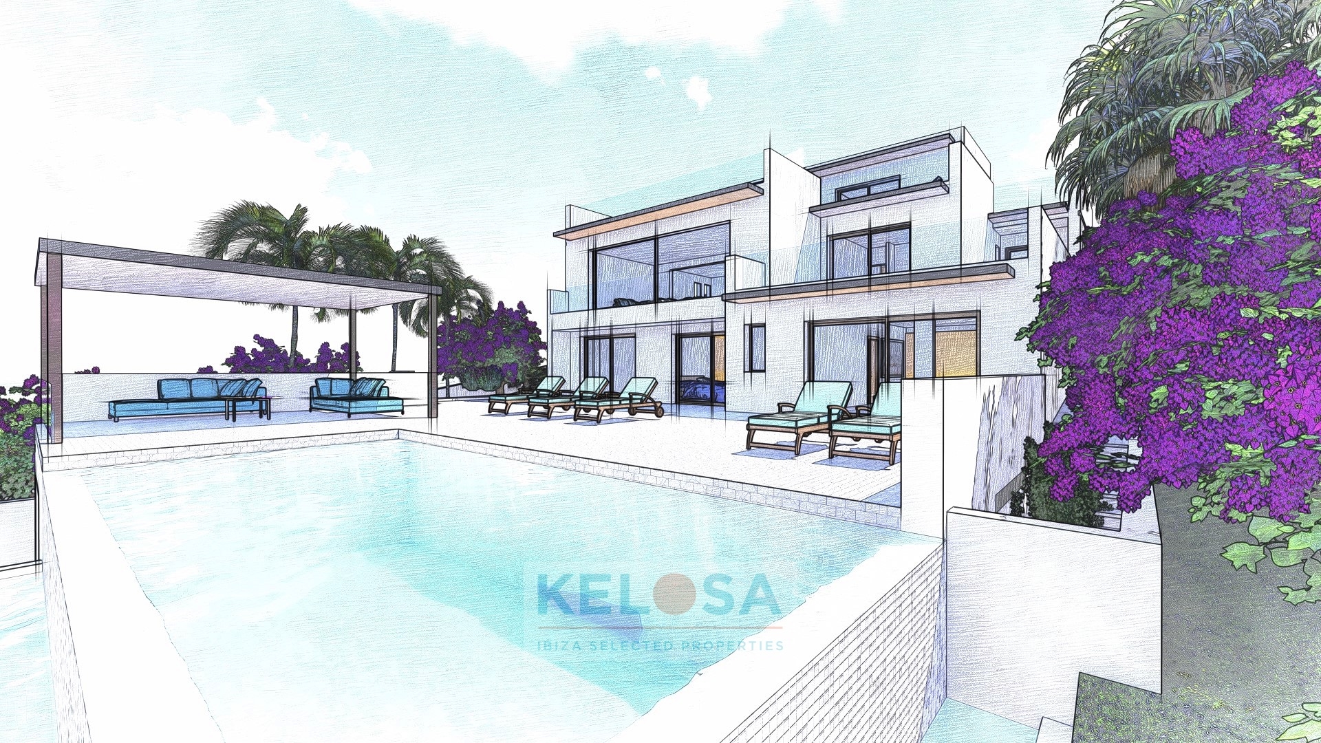 KELOSA   Villa Buganvilla Talamanca, Ibiza WM 004