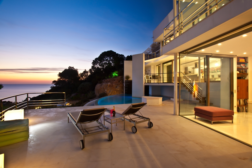 01 Kelosa ibiza Modern villa with seaview in Cala Vadella