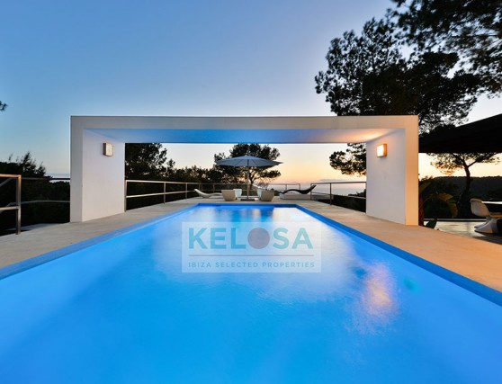01 Kelosa ibiza Contemporanean villa with sea view Cala Vadella