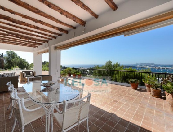 03 Kelosa Ibiza Spacious property with fantastic sea view in Can Pep Simo