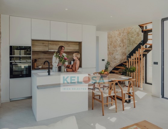 00 kelosa New built homes near Cala Tarida beach 2024 WM