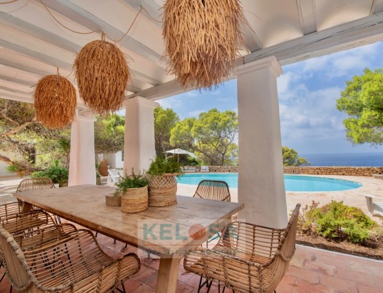 02 Kelosa ibiza Mediterranean villa with sea view Cala Vadella WM